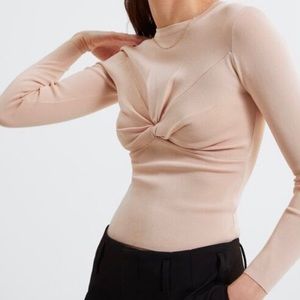 Zara front knot top